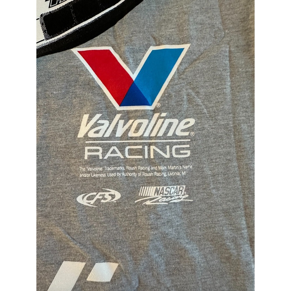 Vintage Valvoline IndyCar Racing #6 Mark Martin Men's XL Double Sided Shirt‎ - Picture 4 of 7
